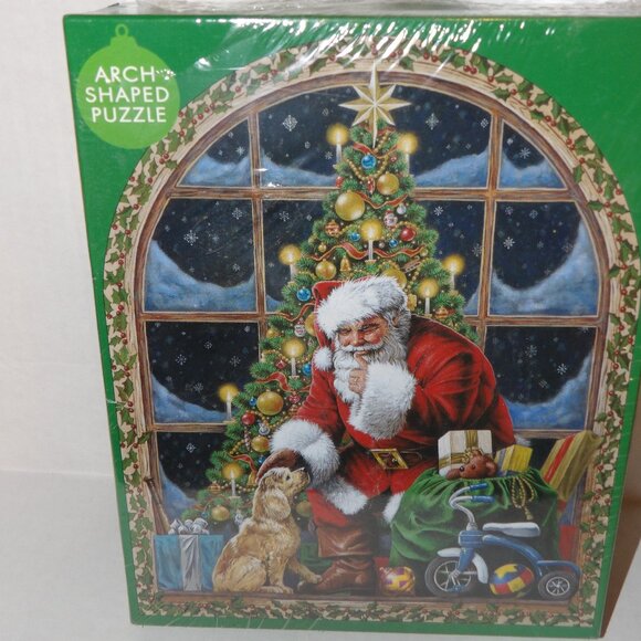 Christmas Party Brother & Sister 1000 Piece Puzzle New Sealed - Picture 2 of 3